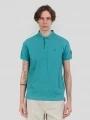 Fundango Insignia Poloshirt férfi galléros póló zöld színben 1
