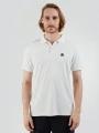 Fundango Zeno Tech Poloshirt férfi rövid ujjú sport póló fehér színben 1