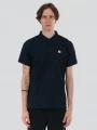 Fundango Zeno Tech Poloshirt férfi rövid ujjú sport póló sötétkék színben 1