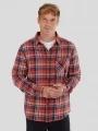 Fundango Harris Shirt férfi hosszú ujjú ing piros színben 1