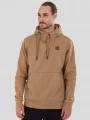 Fundango Conor Hooded Sweatshirt férfi kapucnis pulóver barna színben 1