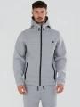 Fundango Hamal Tech Hoodie férfi kapucnis pulóver szürke színben 1