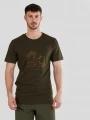 Fundango Legend T-shirt férfi rövid ujjú póló oliva színben 1