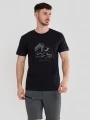 Fundango Legend T-shirt férfi rövid ujjú póló fekete színben 1