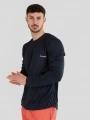 Fundango Maurice Long Rashguard férfi hosszú ujjú lycra sötétkék színben 1