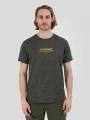 Fundango Theory T-shirt férfi rövid ujjú sport póló oliva színben 1