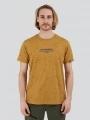 Fundango Theory T-shirt férfi rövid ujjú sport póló sárga színben 1