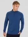 Fundango Temuka Merino Halfzip férfi aláöltöző felső kék színben 1