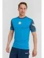 Fundango Manado Rashguard férfi rövid ujjú lycra kék színben 1