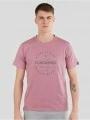 Fundango Basic - T Logo-4 T-shirt férfi rövid ujjú póló lila színben 1