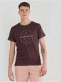 Fundango Basic - T Logo-4 T-shirt férfi rövid ujjú póló piros színben 1
