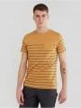 Fundango Jaggy Pocket T-shirt férfi rövid ujjú póló sárga színben 1