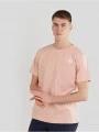 Fundango Talmer Pocket T-shirt férfi rövid ujjú póló rózsaszín színben 1