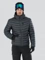 Fundango Rauris Down Jacket férfi pehelykabát szürke színben 1