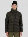 Fundango Rauris Down Jacket férfi tollkabát oliva színben 1
