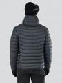 Fundango Rauris Down Jacket férfi tollkabát szürke színben 1