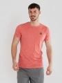 Fundango Jaggy Structured T-Shirt férfi rövid ujjú póló piros színben 1