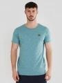 Fundango Jaggy Structured T-Shirt férfi rövid ujjú póló világoskék színben 1