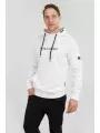 Fundango Hoover Hooded sweatshirt férfi kapucnis pulóver fehér színben 1