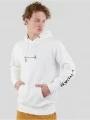 Fundango Talis Hooded Sweatshirt férfi kapucnis pulóver fehér színben 1