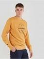 Fundango Warren Sweatshirt férfi pulóver sárga színben 1