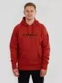 Fundango Dixon Hooded Sweatshirt férfi kapucnis pulóver narancssárga színben 1