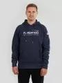 Fundango Dixon Hooded Sweatshirt férfi kapucnis pulóver kék színben 1