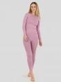 Fundango Seamless Baselayer Set női aláöltöző szett rózsaszín színben 1