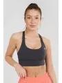 Fundango Vexx High Support Sportbra női sportmelltartó szürke színben 1