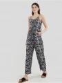 Fundango Alisha Jumpsuit női ruha fekete színben 1