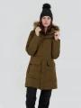 Fundango Georgina Parka Jacket női télikabát oliva színben 1