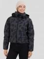 Fundango Amber Cropped Jacket női steppelt átmeneti kabát fekete színben 1