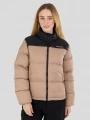 Fundango Nina Padded Jacket női steppelt télikabát barna színben 1