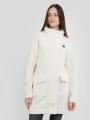 Fundango Elle Fleece Jacket női utcai kabát homok színben 1