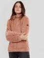 Fundango Olivia Pile Jacket női kapucnis pulóver rózsaszín színben 1