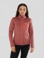 Fundango Antilles Melange Jacket női polár pulóver rózsaszín színben 1