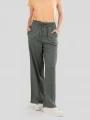 Fundango Poppy Pants női hosszú nadrág oliva színben 1