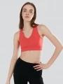 Fundango Seamless Sport Bra női sportmelltartó narancssárga színben 1