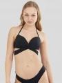 Fundango Lola Twisted Top női bikini felső fekete színben 1
