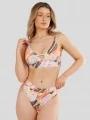 Fundango Sahara V-neck Cami Top női bikini felső lila színben 1