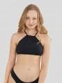 Fundango Hogg High Neck Top női bikini felső fekete színben 1