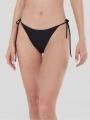 Fundango Innisfil II Tie-Side Bottom női bikini alsó fekete színben 1