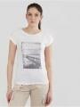 Fundango Amira T-shirt női rövid ujjú póló fehér színben 1