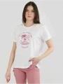 Fundango Nissa T-shirt női rövid ujjú póló fehér színben 1