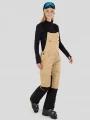 Fundango Sakura ECO Bib Pants női sínadrág homok színben 1