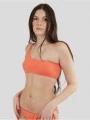 Fundango Madison One Shoulder Top női bikini felső narancssárga színben 1