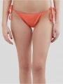 Fundango Innisfil Tie-side Bottoms női bikini alsó narancssárga színben 1
