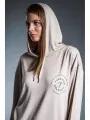 Fundango RICHMOND Hooded Pullover női kapucnis pulóver homok színben 1