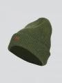 Fundango Owen Beanie kötött sapka oliva színben 1