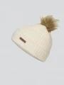Fundango Merna Beanie női bojtos sapka fehér színben 1